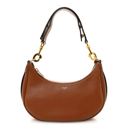 Celine Smooth Calfskin Medium Strap Ava Shoulder Bag Tan 1 of 10