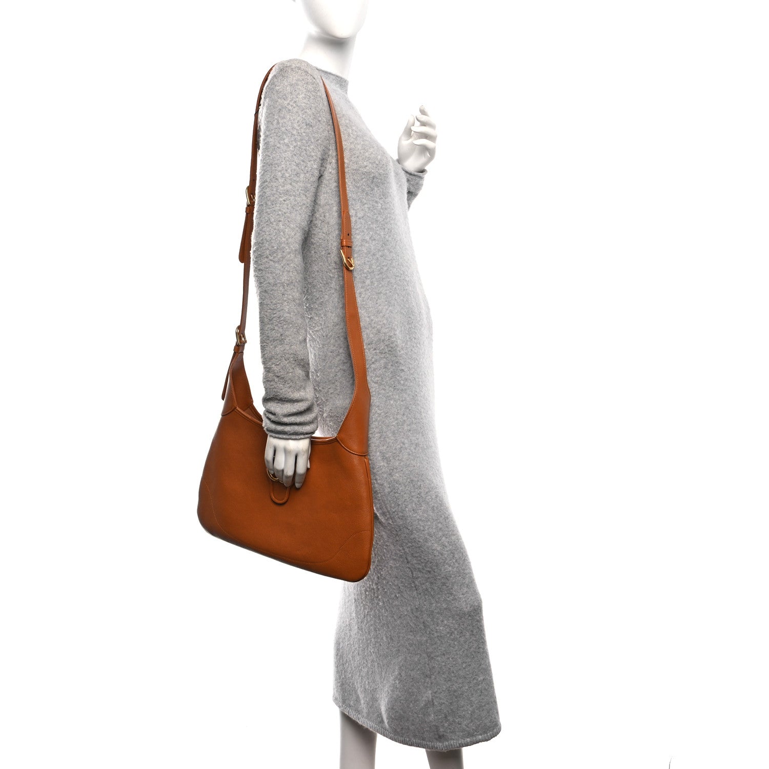 Gucci Goatskin Medium Aphrodite Shoulder Bag Tan 2 of 10