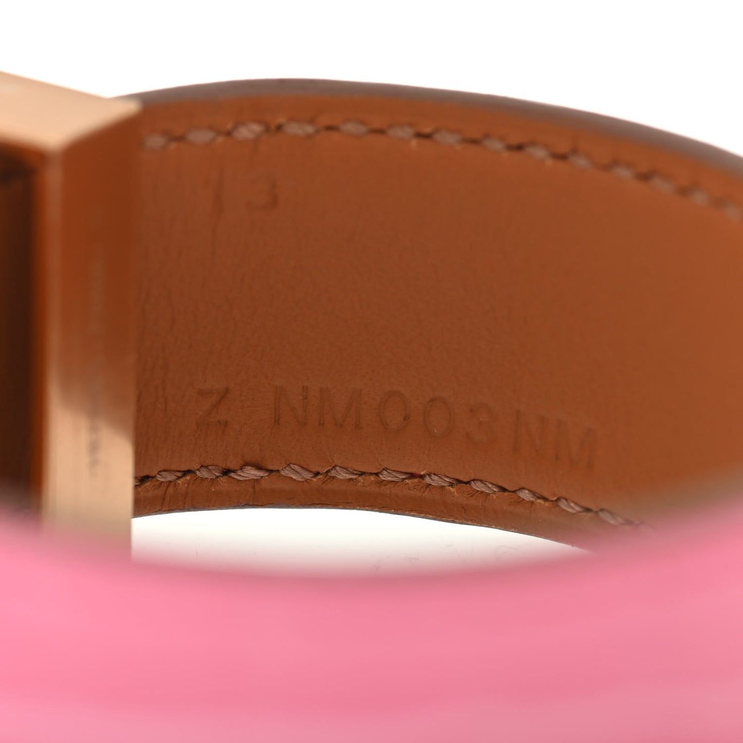 Matte Niloticus Crocodile Collier de Chien CDC 24 Bracelet T3 Rose Bubblegum