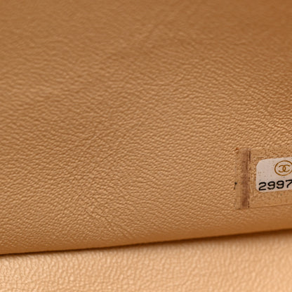 Chanel Lambskin Quilted Jumbo Double Flap Beige 7 of 12