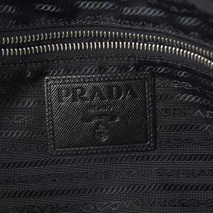 Prada Nylon Tessuto Impuntu Quilted Shoulder Bag Black 5 of 8