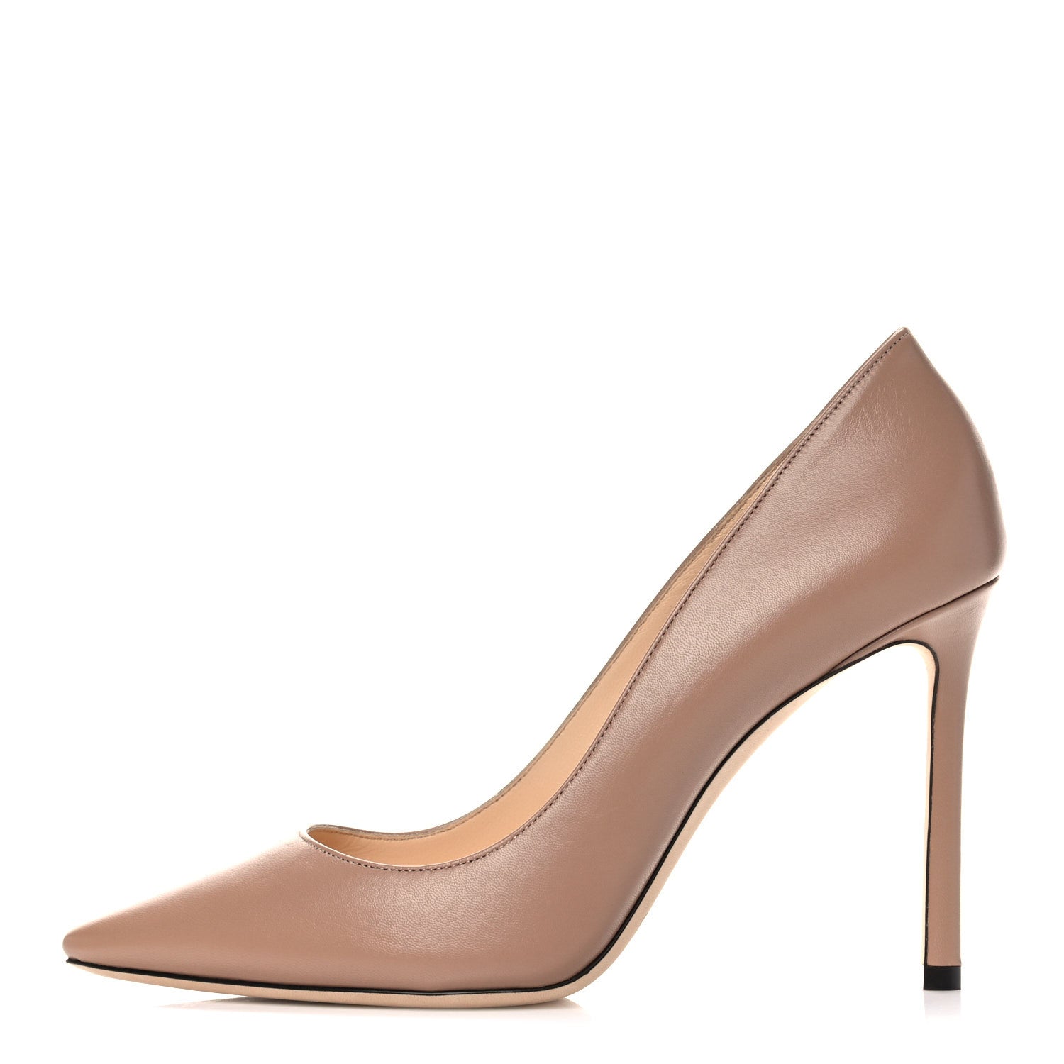 Jimmy Choo Kid Pointy Toe Romy 100 Pumps 37 Ballet Pink 1 of 14
