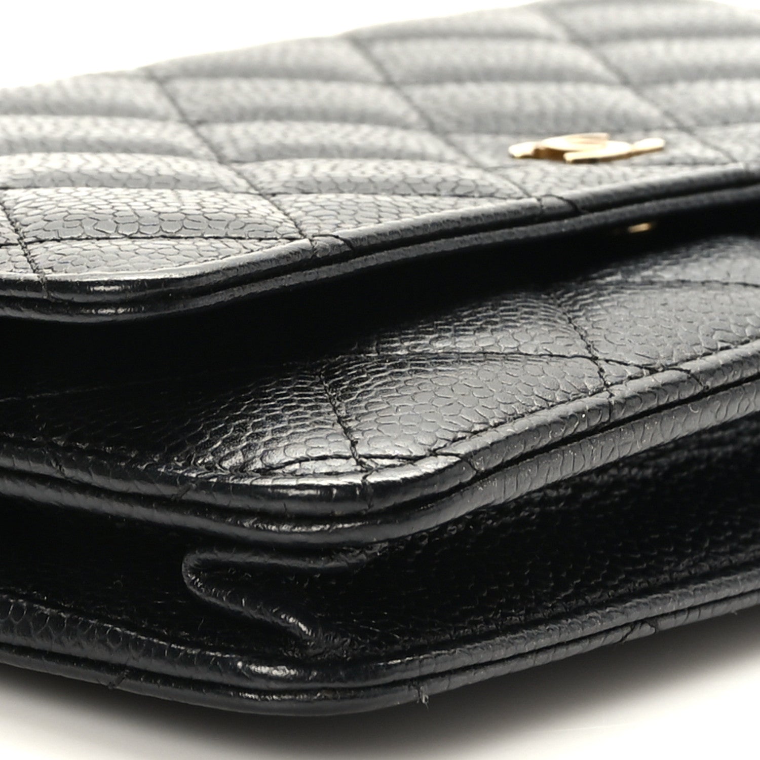 Chanel Caviar Quilted Wallet on Chain WOC Black 8 of 9