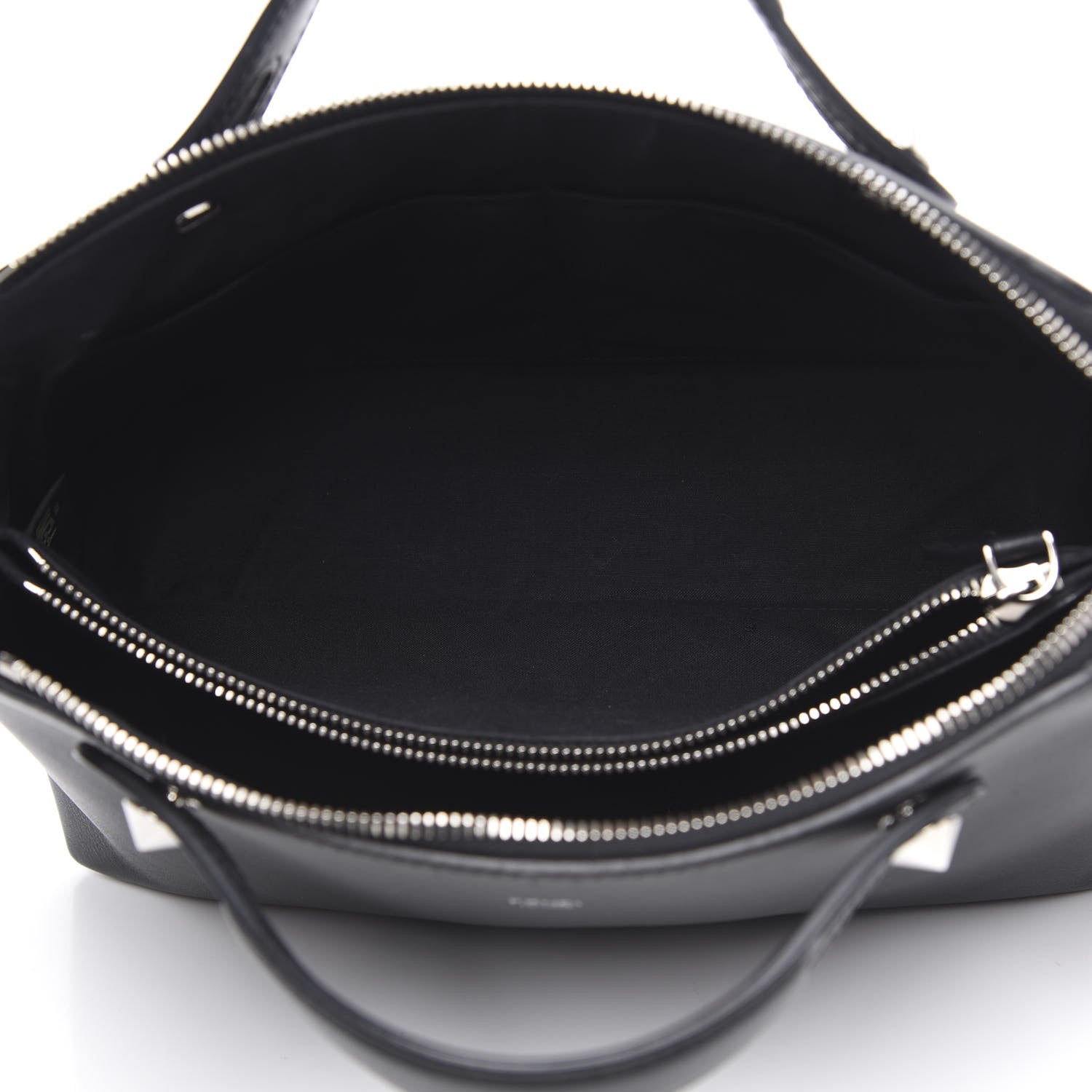 Fendi Vitello Dolce Medium By The Way Boston Bag Black 5 of 13