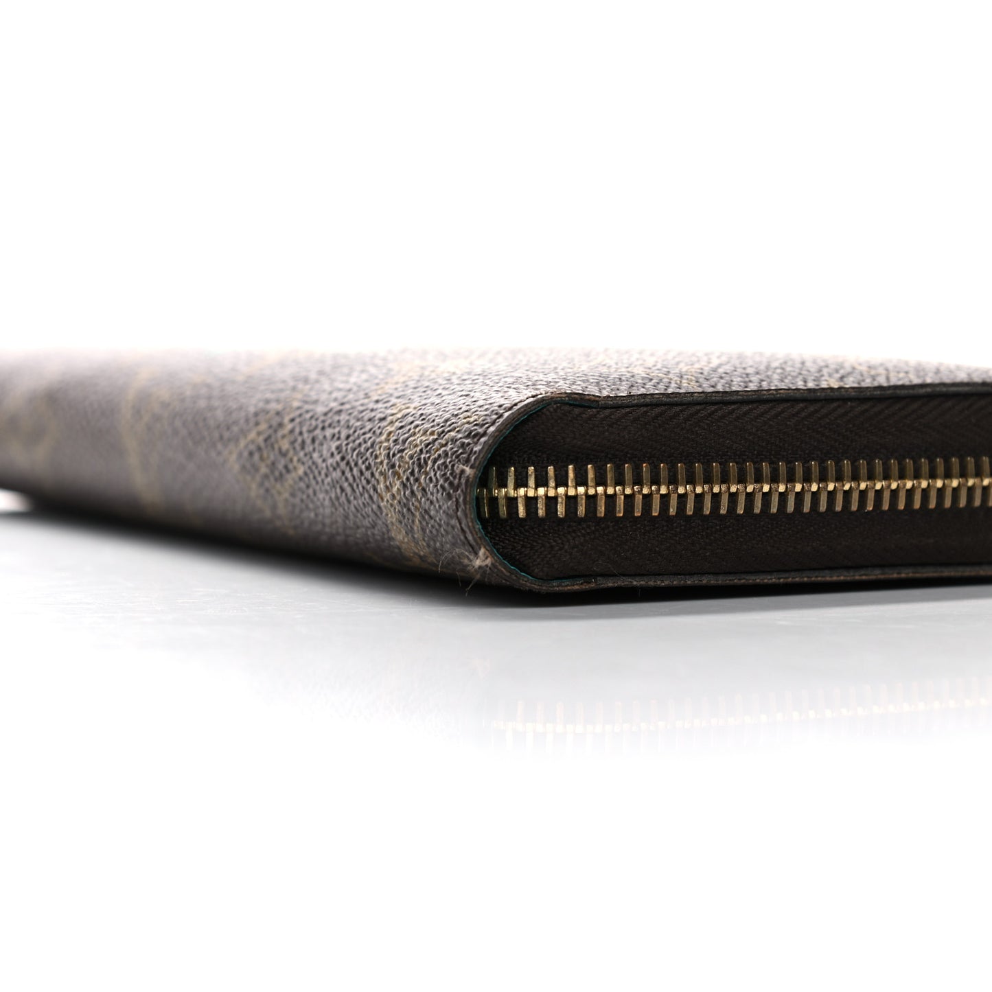 Monogram V Zippy Wallet Turquoise