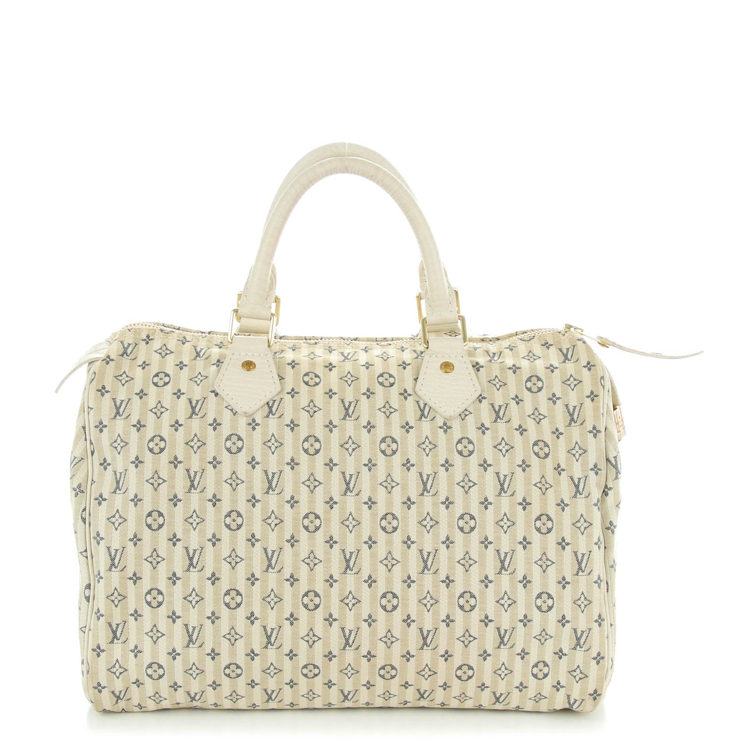 Louis Vuitton Mini Lin Croisette Speedy 30 Blue 1 of 7