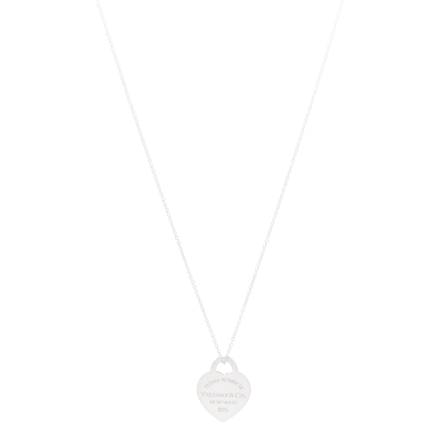 Sterling Silver Small Return to Tiffany Heart Pendant Necklace