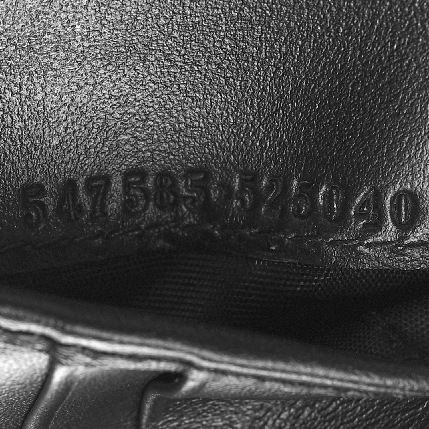 Gucci Plutone Calfskin Logo Bi-Fold Wallet Black 7 of 7
