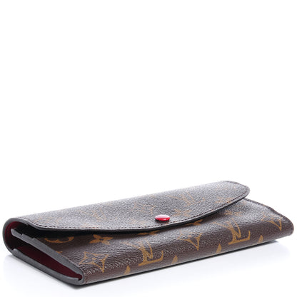 Louis Vuitton Monogram Emilie Wallet Rouge 4 of 7