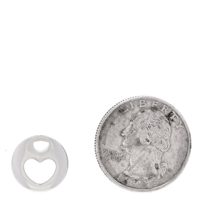 Tiffany Sterling Silver Stencil Heart Pendant 2 of 4