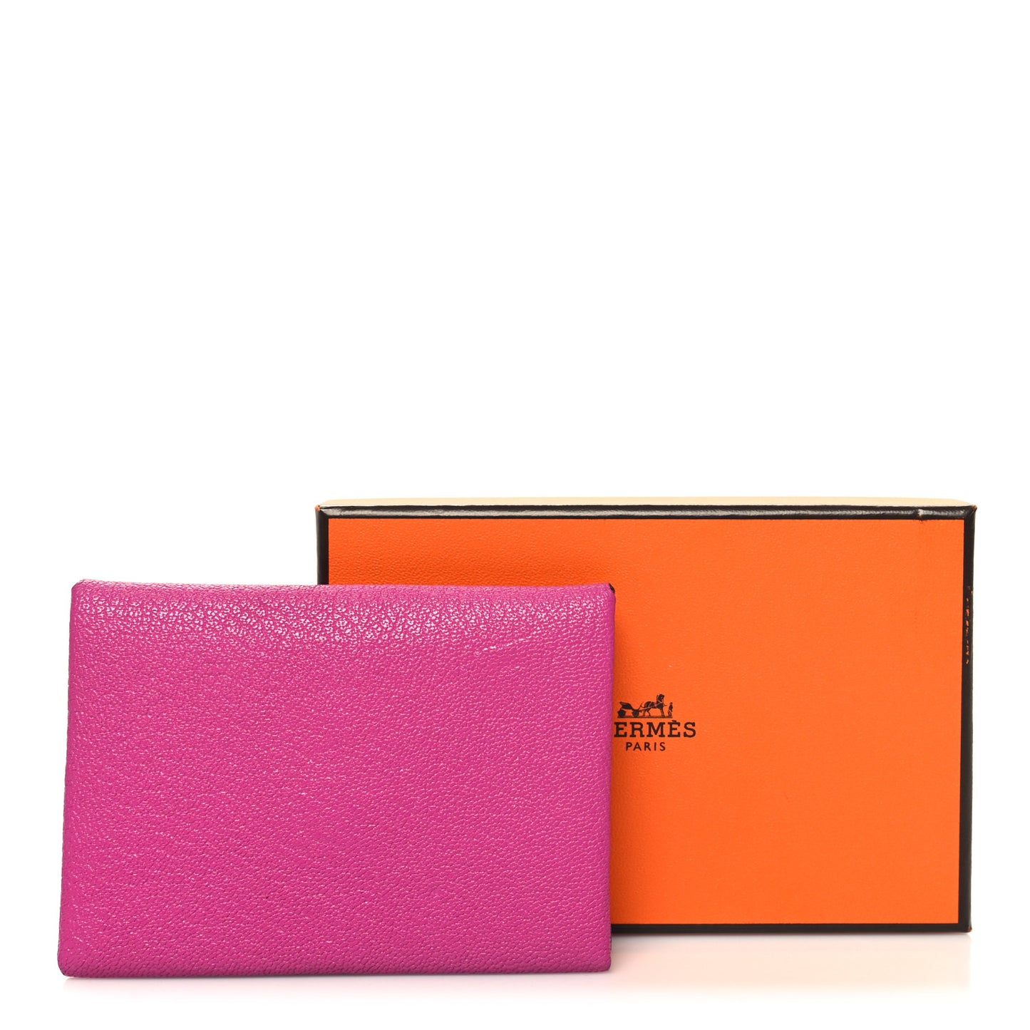 Chevre Mysore Calvi Duo Card Case Rose Pourpre