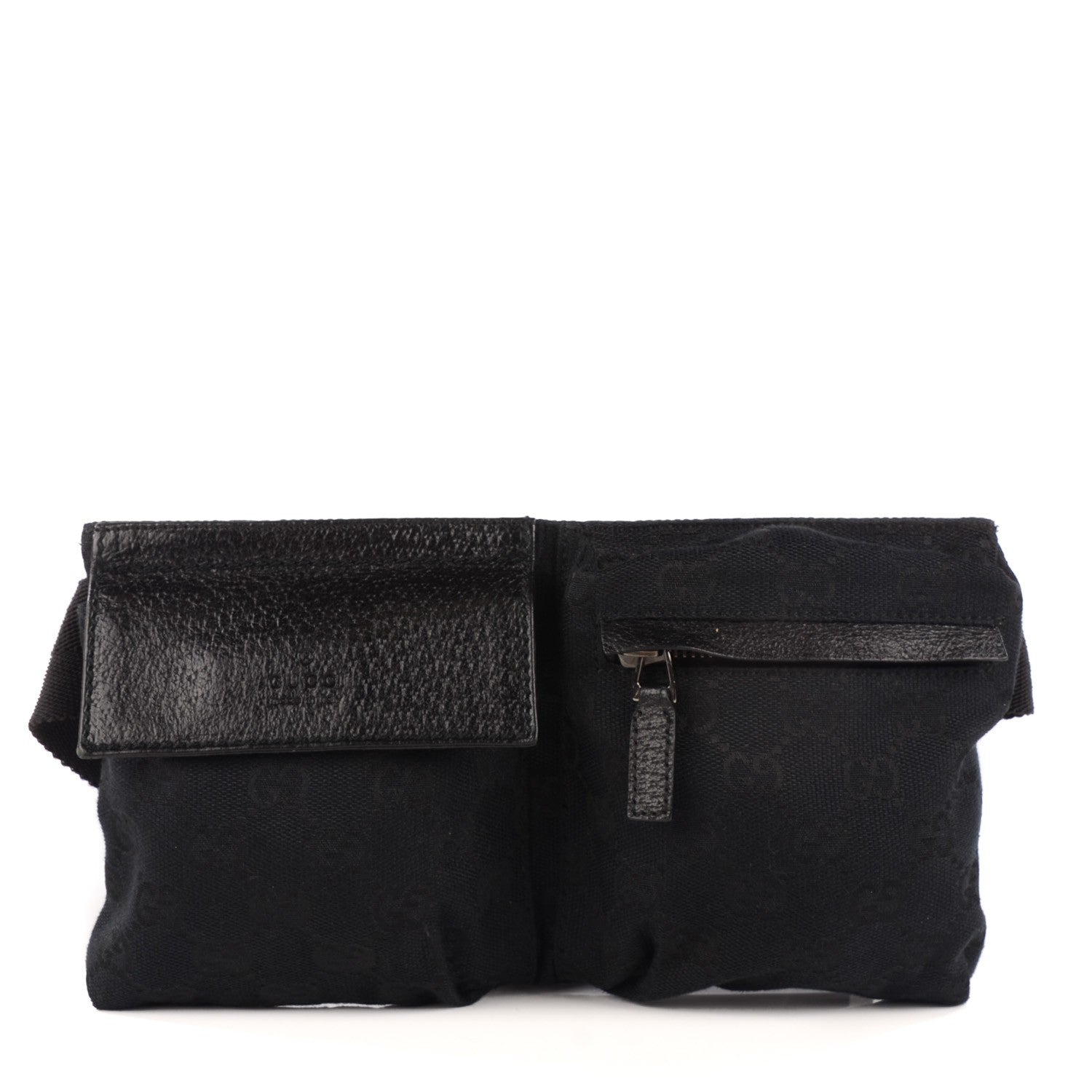 Gucci Monogram Belt Bag Black 1 of 8