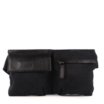 Gucci Monogram Belt Bag Black 1 of 8