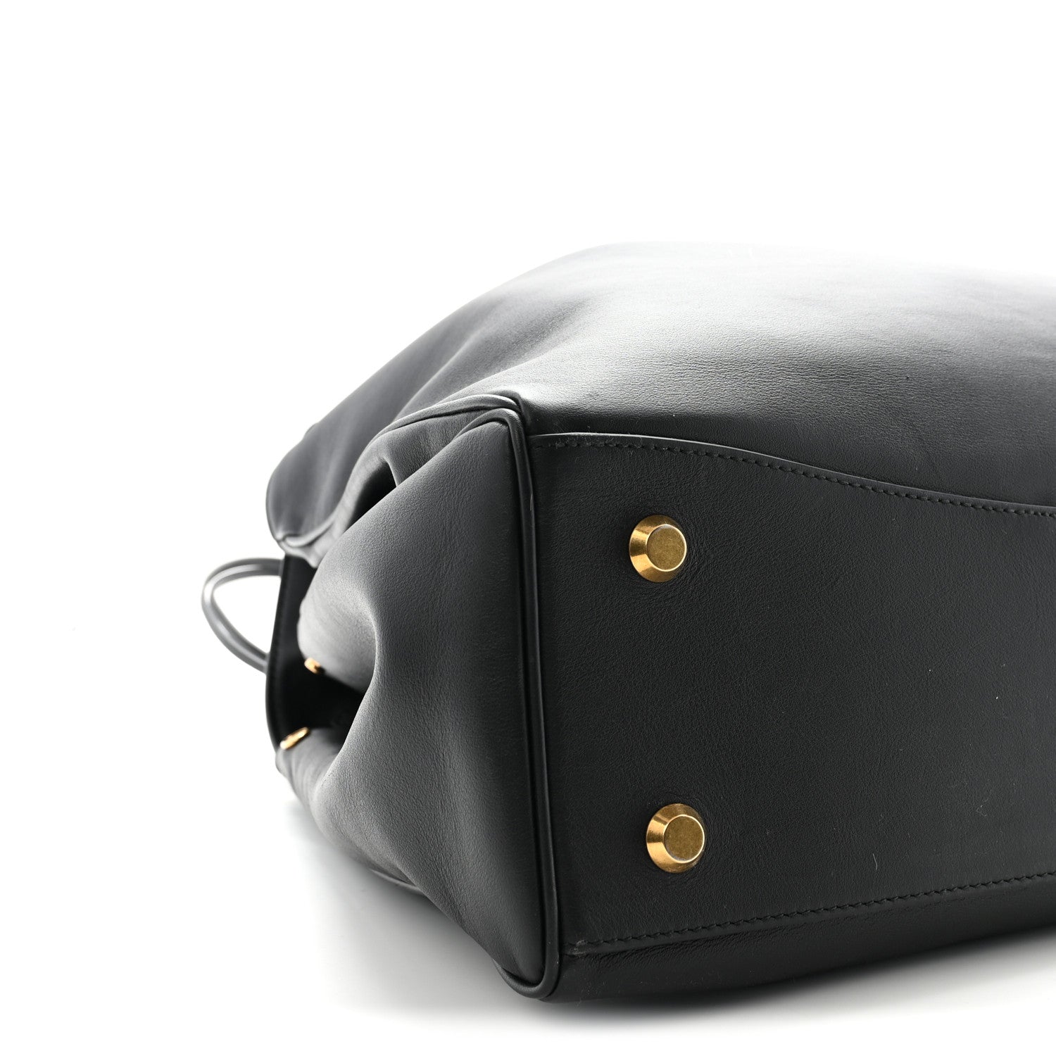 Balenciaga Smooth Calfskin Large Rodeo Top Handle Handbag Black 8 of 9