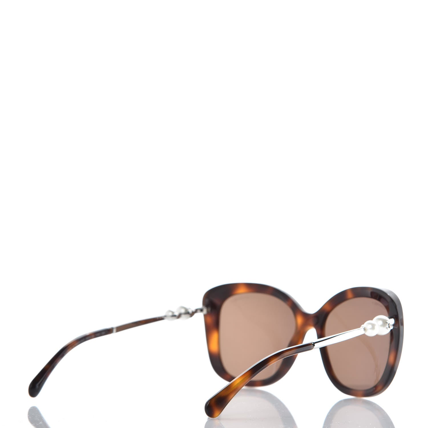 Chanel Square Winter Pearl Sunglasses 5339-H Tortoise 3 of 8