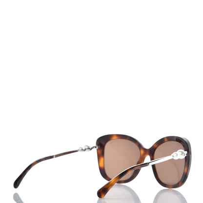 Chanel Square Winter Pearl Sunglasses 5339-H Tortoise 3 of 8