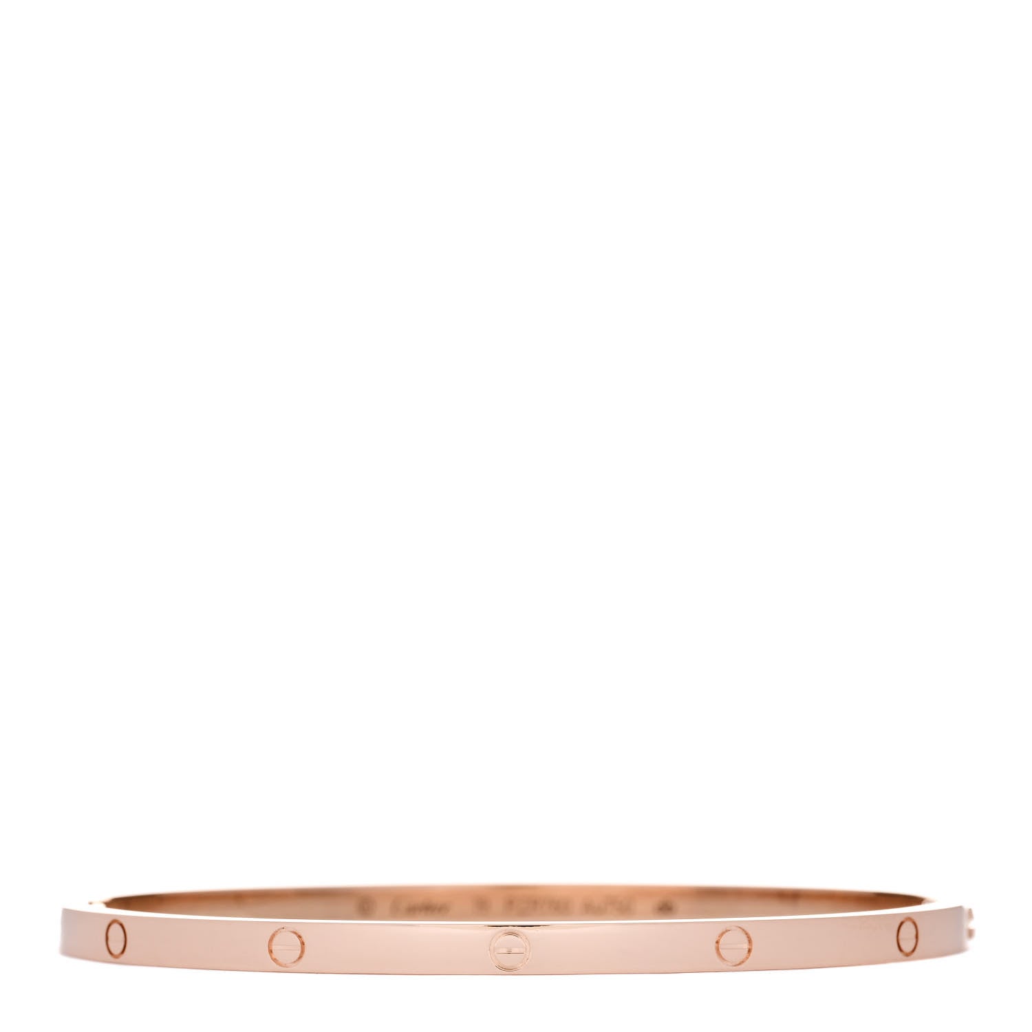 Cartier 18K Pink Gold Small LOVE Bracelet 19 1 of 8