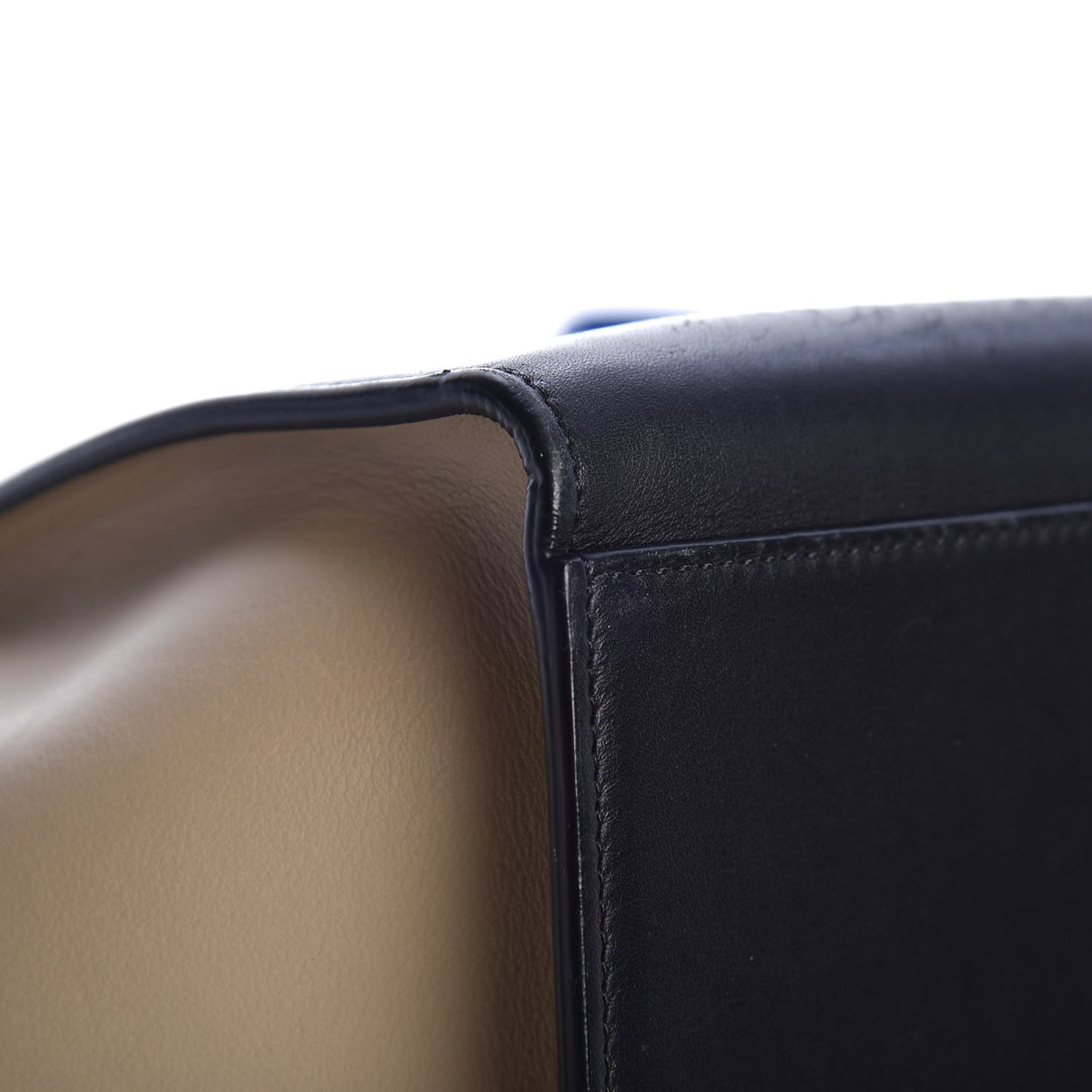 Elephant Calfskin Small Tri-color Trapeze