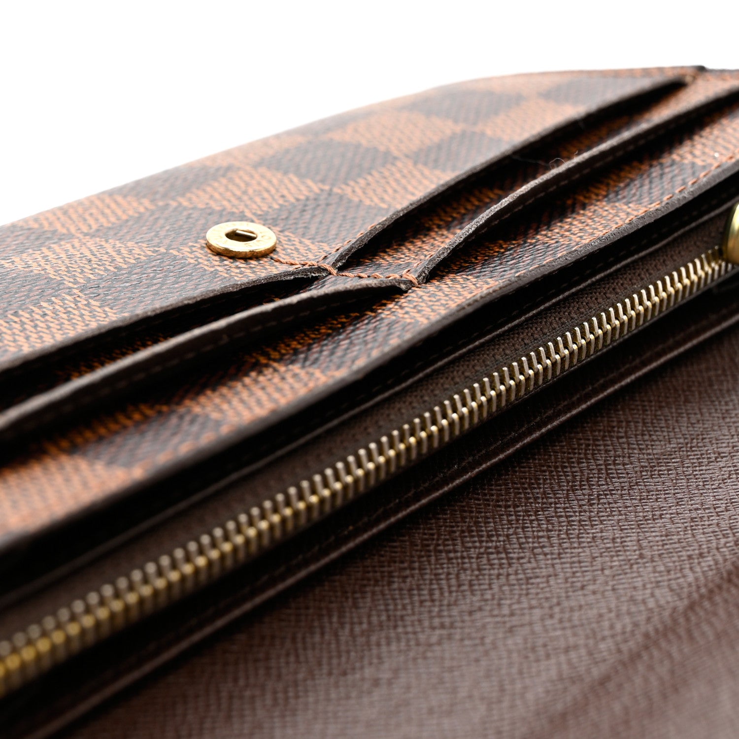 Louis Vuitton Damier Ebene Sarah Wallet 10 of 11