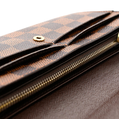 Louis Vuitton Damier Ebene Sarah Wallet 10 of 11