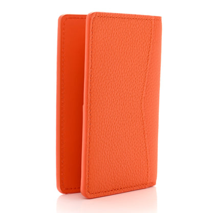 Louis Vuitton Grained Calfskin Pocket Organizer Orange 3 of 6