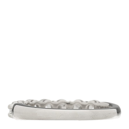 Tiffany Platinum Diamond 3.5mm Forever Half Circle Band Ring 54 6.75 3 of 5