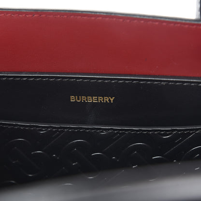 Burberry Calfskin Embossed Monogram Small Belt Bag Black 5 of 8