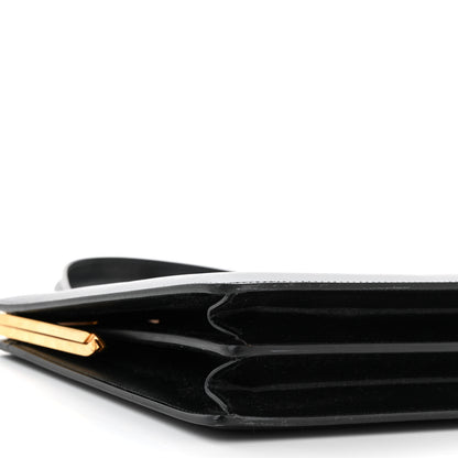 Celine Box Calfskin Medium Clasp Bag Black 10 of 11