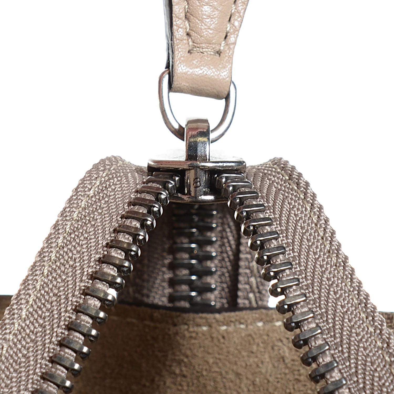 Celine Drummed Calfskin Mini Luggage Dune 8 of 9