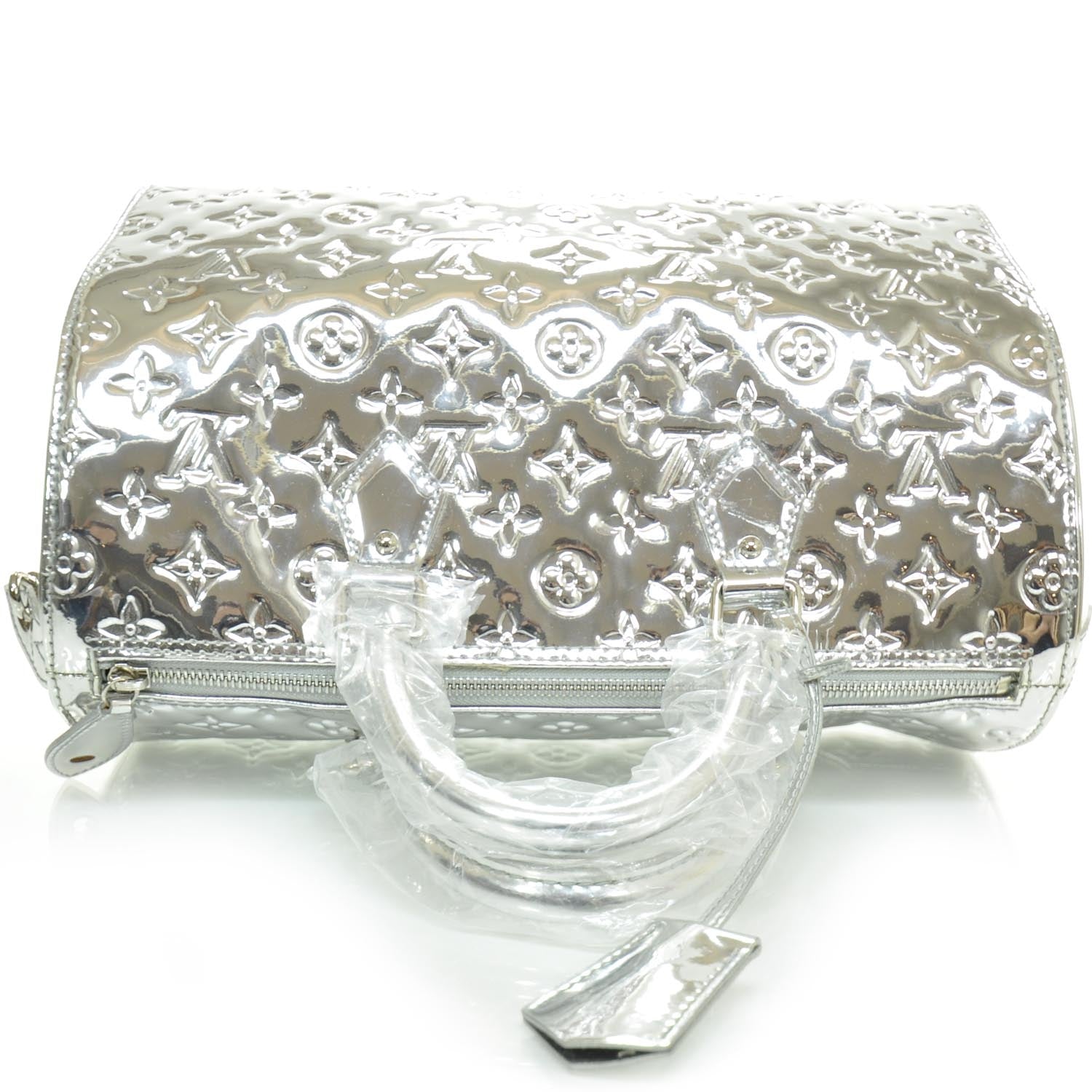 Louis Vuitton Monogram Miroir Speedy 30 Silver 5 of 10