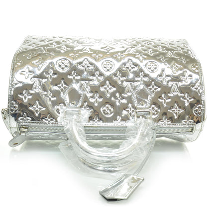 Louis Vuitton Monogram Miroir Speedy 30 Silver 5 of 10