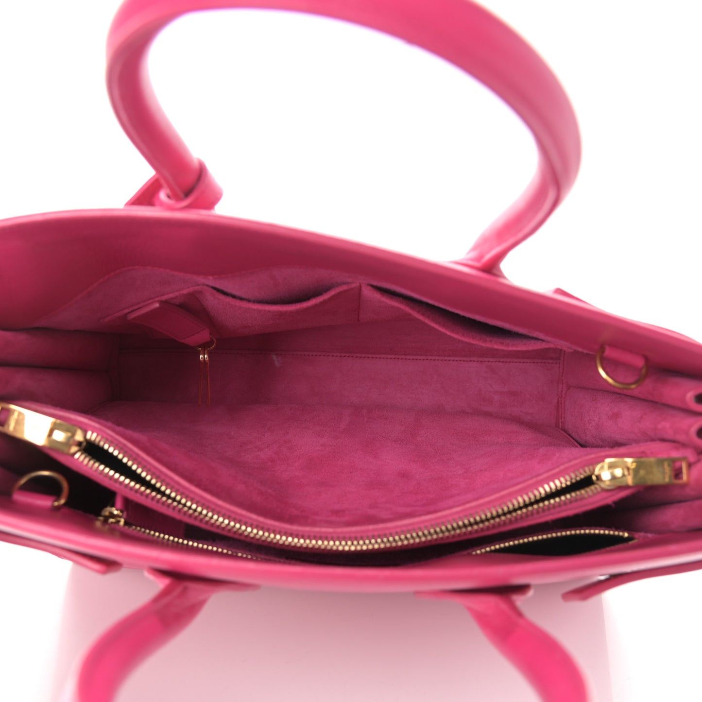 Calfskin Small Sac De Jour Lipstick Fuchsia