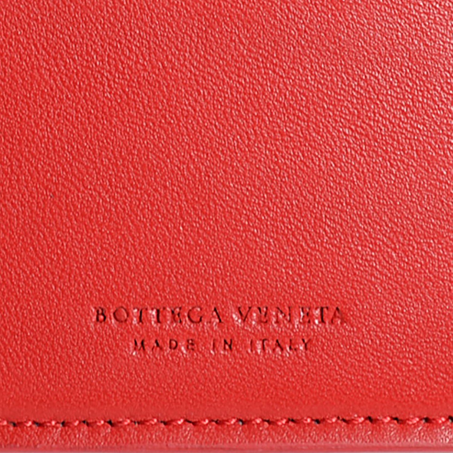 Nappa Intrecciato Continental Wallet New Red