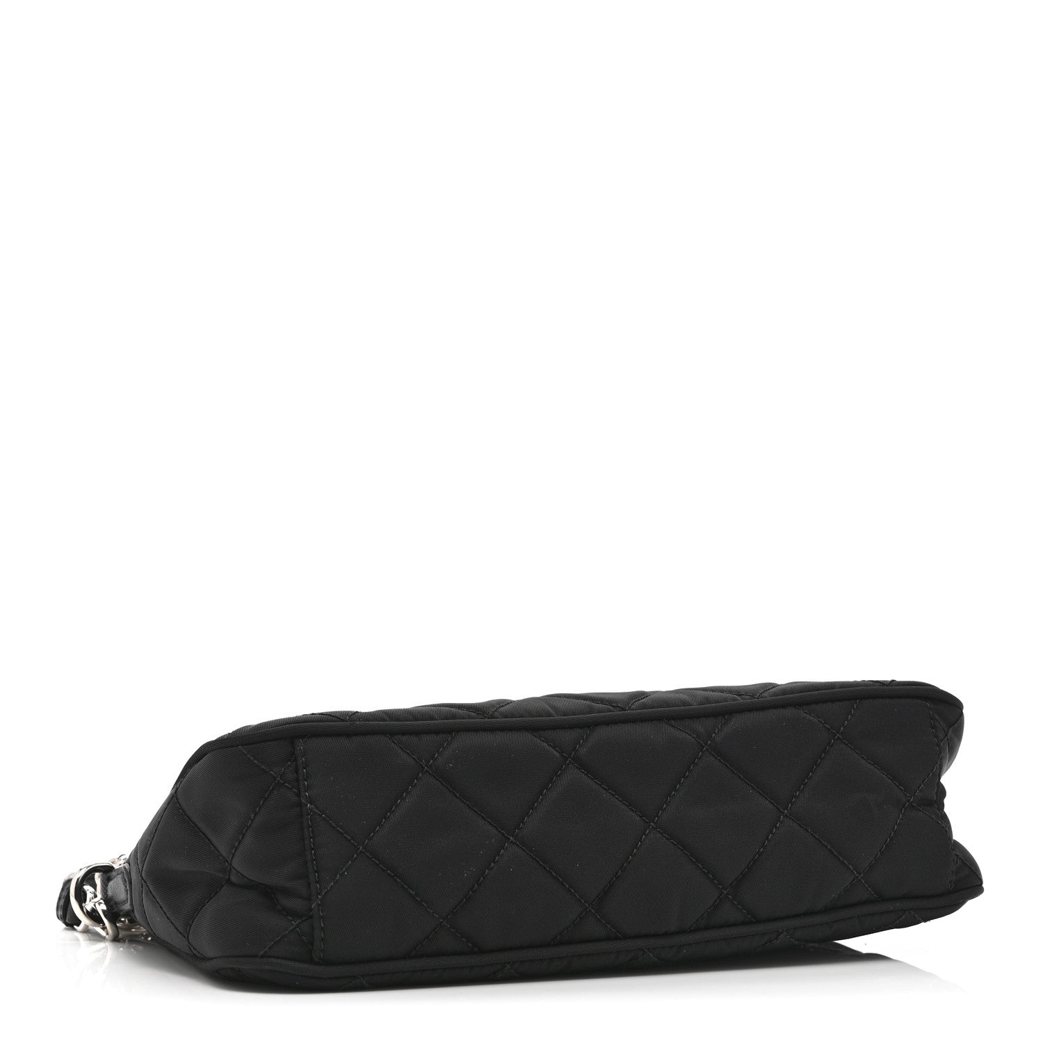 Prada Nylon Tessuto Impuntu Quilted Crossbody Bag Black 4 of 10