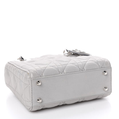Christian Dior Lambskin Cannage Mini Lady Dior Grey 5 of 12