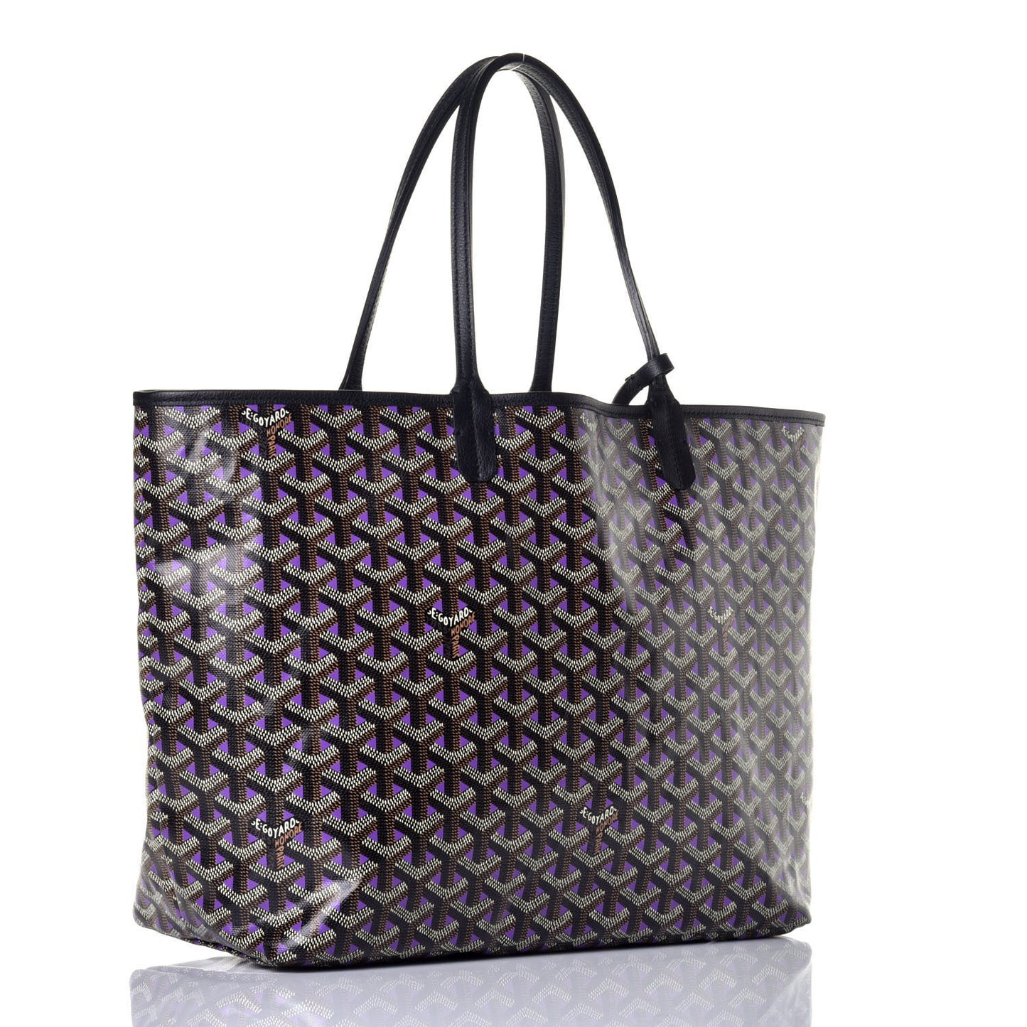 Goyardine Saint Louis Claire Voie PM Black Violet