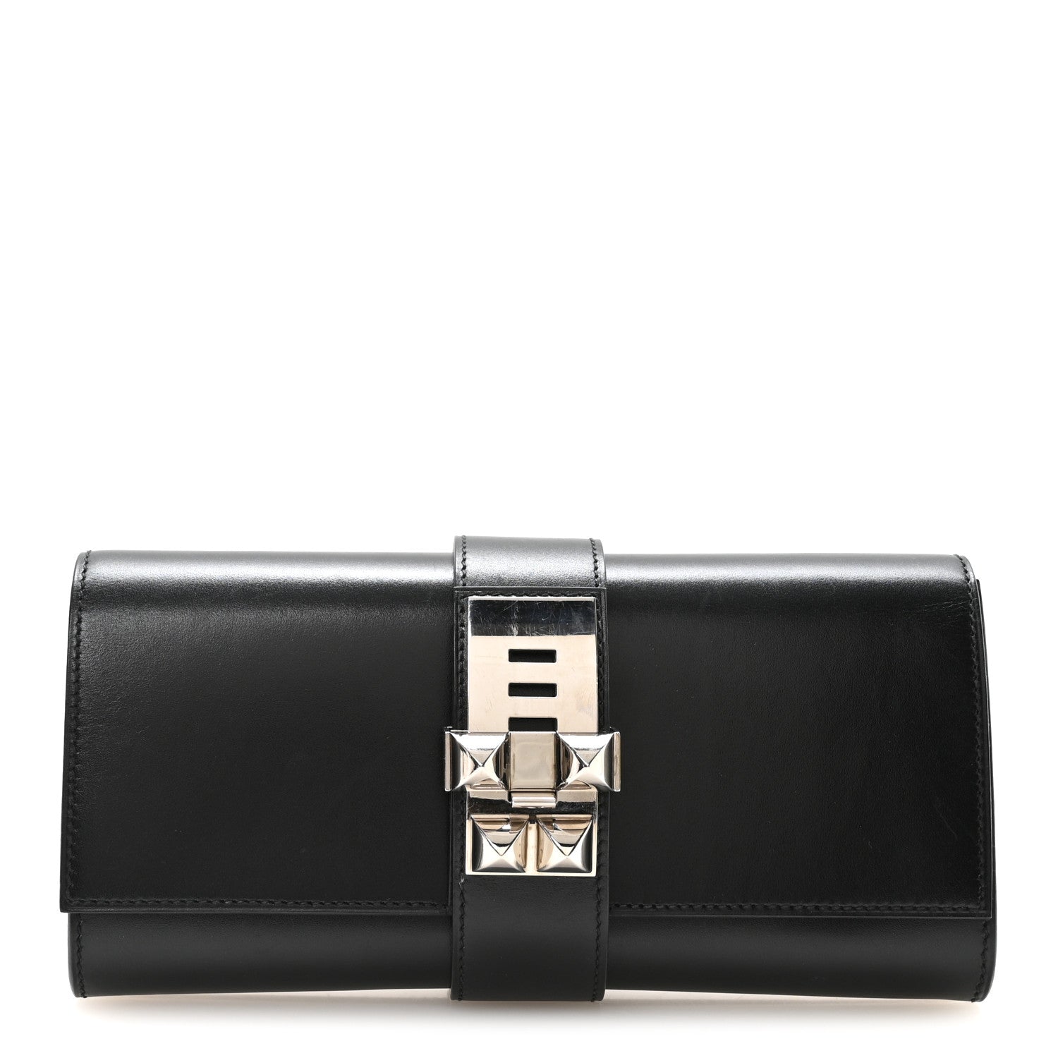 Hermes Box Medor 23 Clutch Black 1 of 7