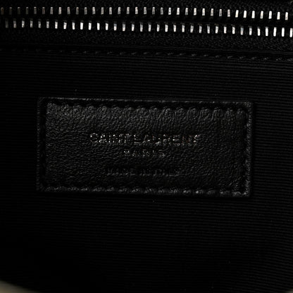 Saint Laurent Crinkled Lambskin Matelasse Monogram Medium Niki Chain Satchel Military Olive 6 of 10