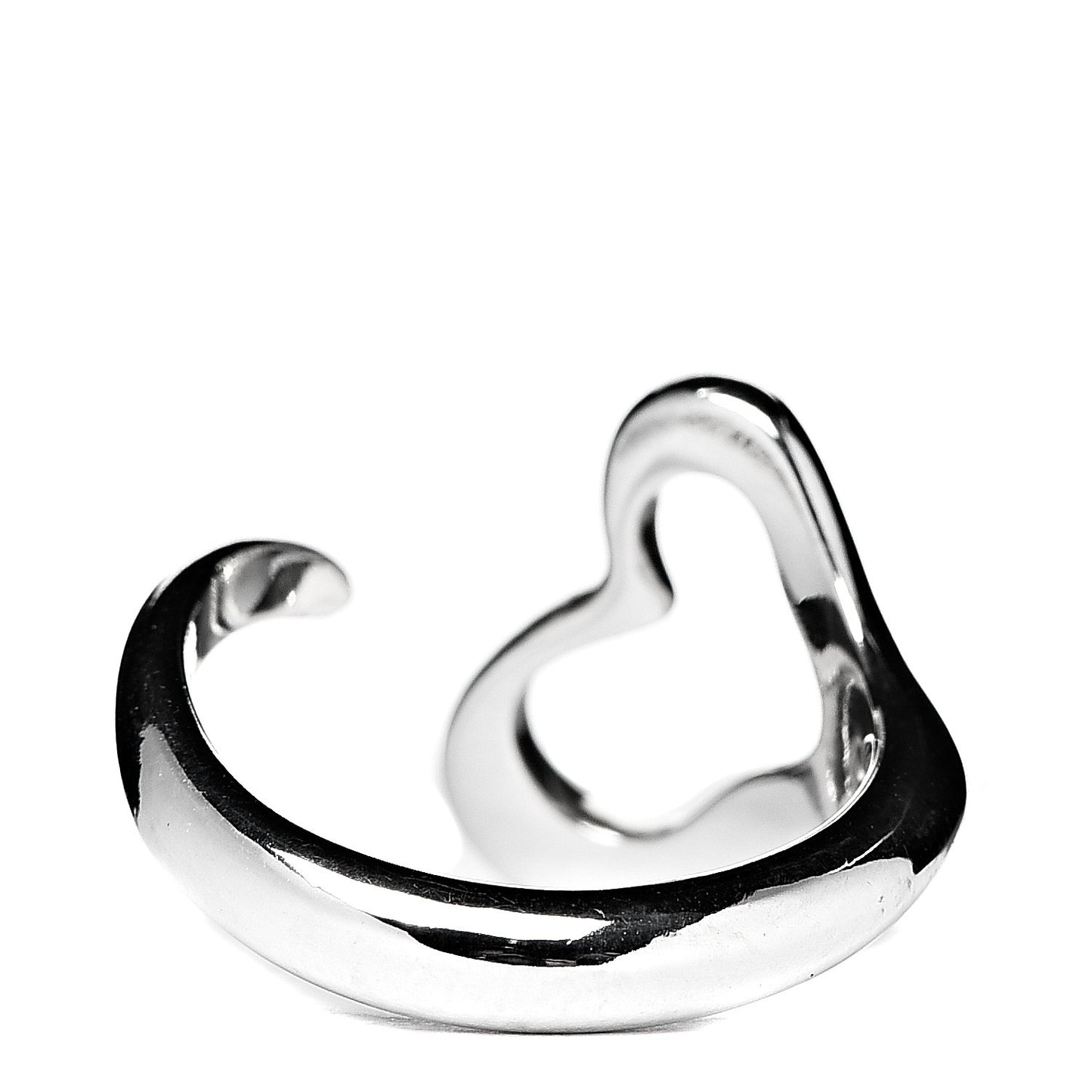 Sterling Silver Elsa Peretti Open Heart Ring 50 5.5