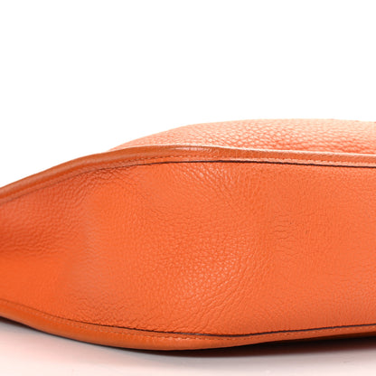 Hermes Taurillon Clemence Evelyne PM Orange 8 of 10