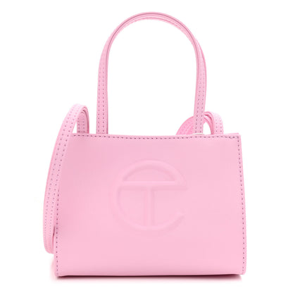 Telfar Vegan Leather Small Shopping Bag Bubblegum 1 of 11