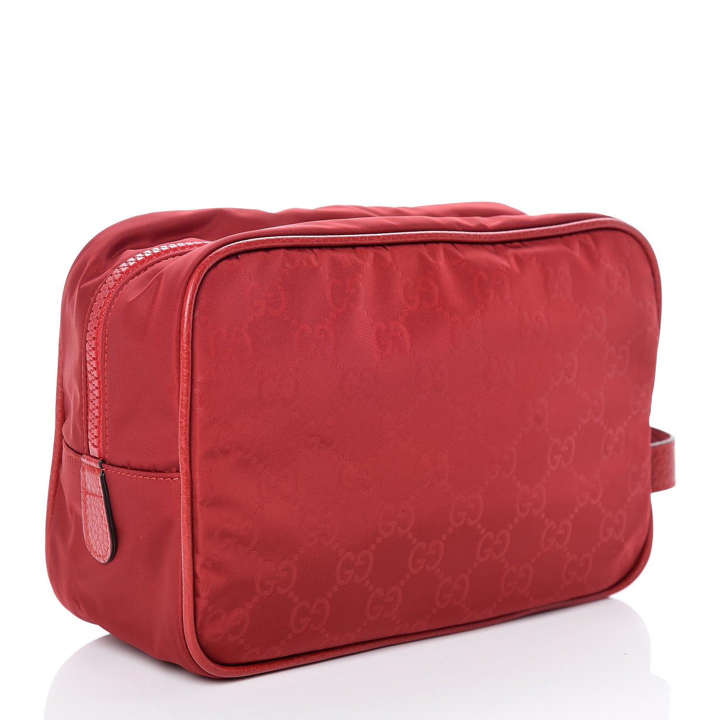 Nylon Monogram Dolmias Pouch Vibrant Red