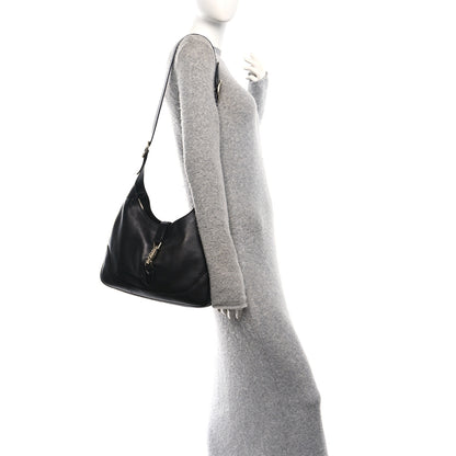 Gucci Calfskin Medium New Jackie Shoulder Bag Black 2 of 10