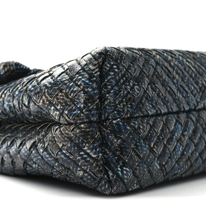 Bottega Veneta Tobu Ayers Intrecciato Small Olimpia Shoulder Bag Blue 10 of 12
