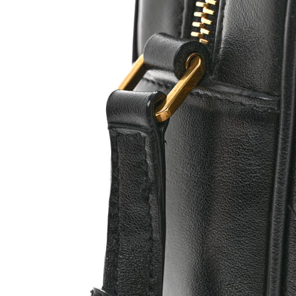 Saint Laurent Calfskin Matelasse Monogram Lou Camera Bag Black 11 of 12