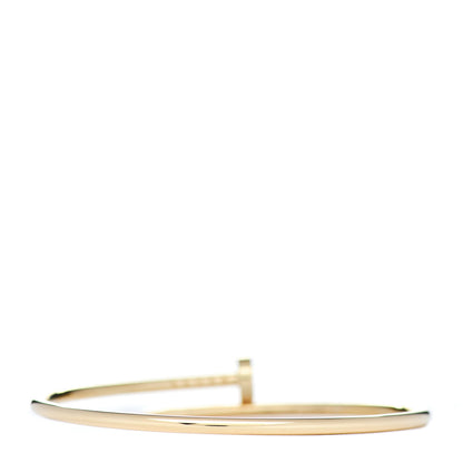 Cartier 18K Yellow Gold Small Juste Un Clou Bracelet 16 3 of 4
