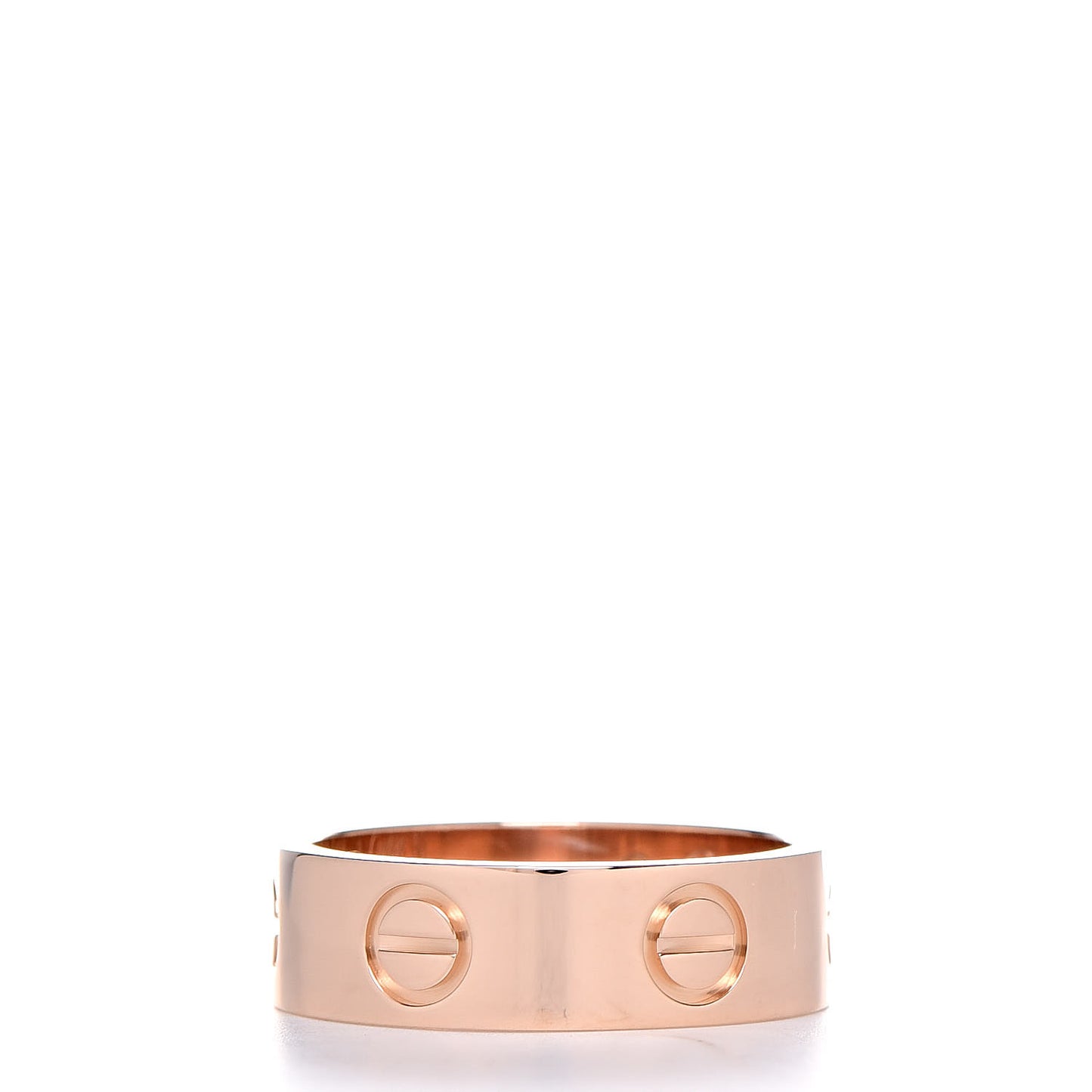 18K Pink Gold 5.5mm LOVE Ring 50 5.25