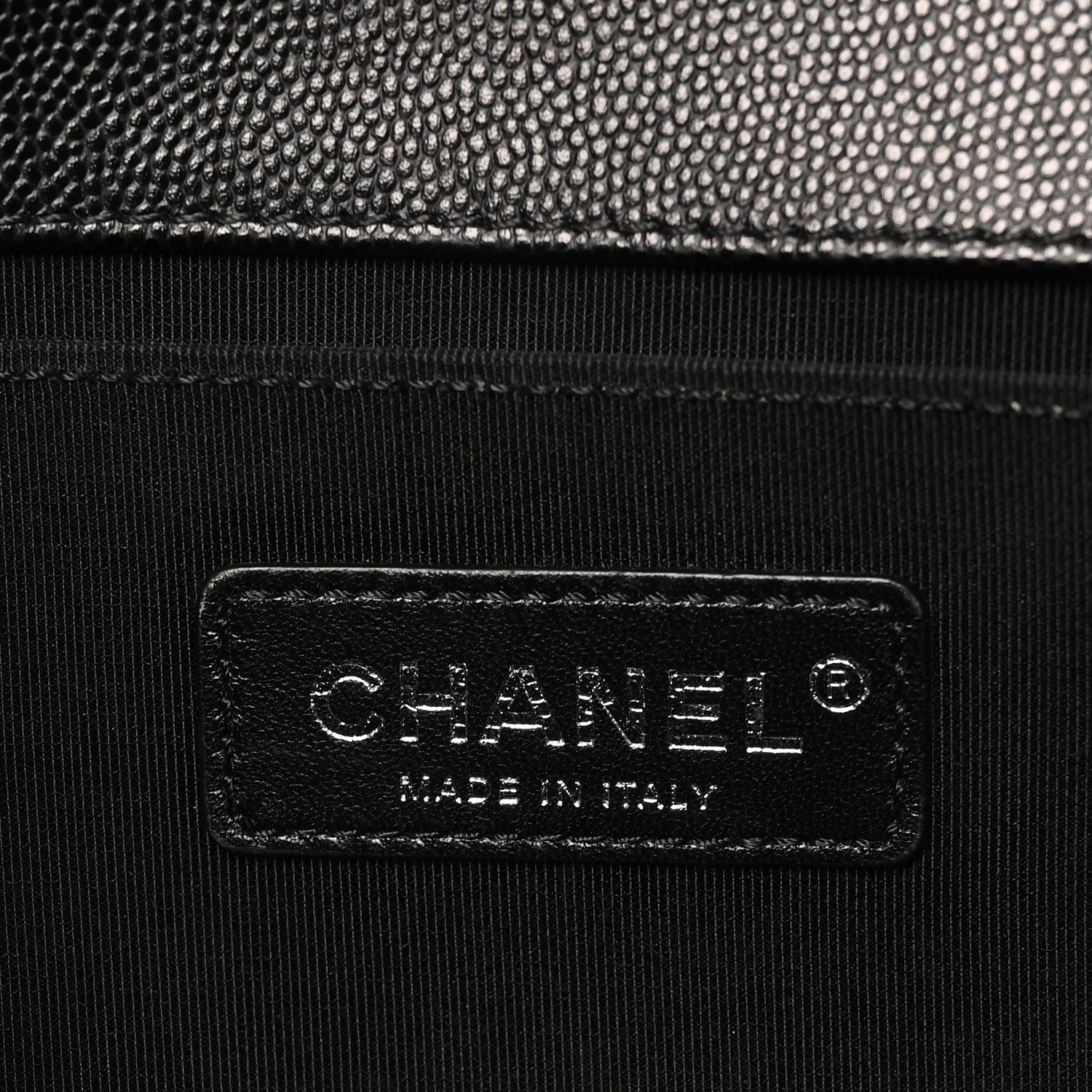 Chanel Caviar Quilted Medium Boy Flap Black 6 of 11