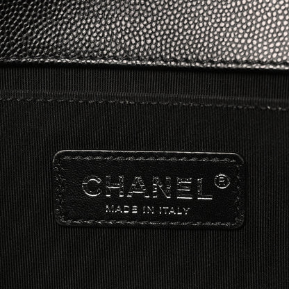 Chanel Caviar Quilted Medium Boy Flap Black 6 of 11