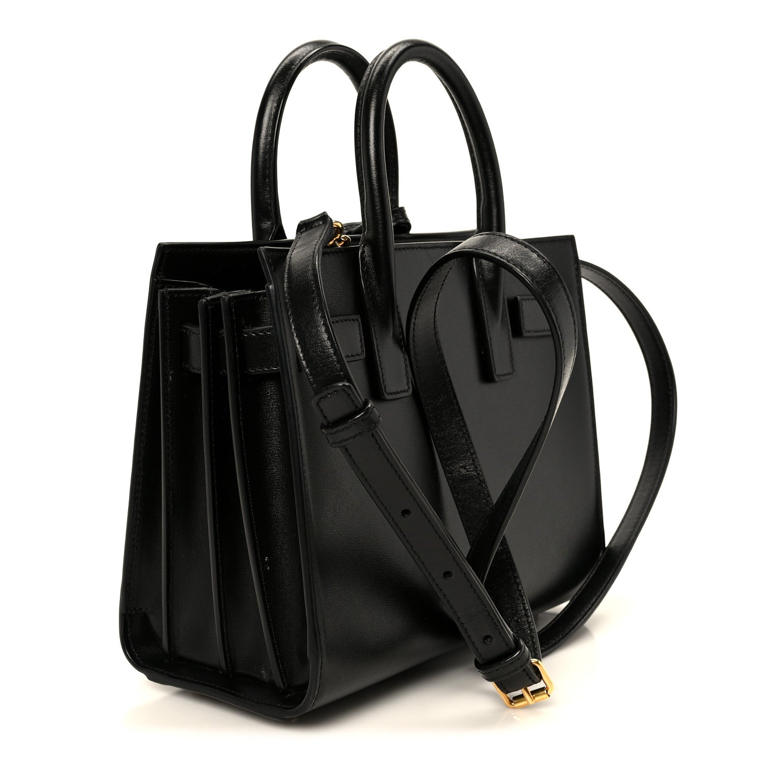 Saint Laurent Calfskin Nano Sac De Jour Black 3 of 11